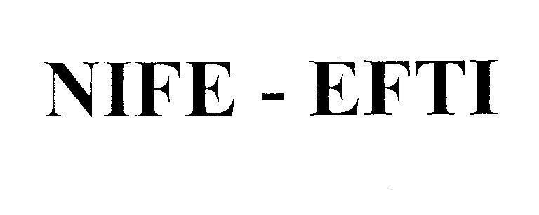 Mẫu nhãn hiệu NIFE - EFTI
