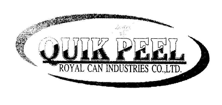 Mẫu nhãn hiệu QUIK PEEL ROYAL CAN INDUSTRIES CO., LTD.