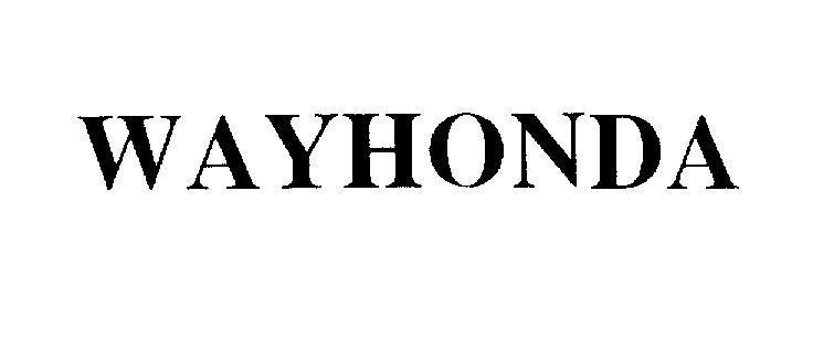 Mẫu nhãn hiệu WAYHONDA