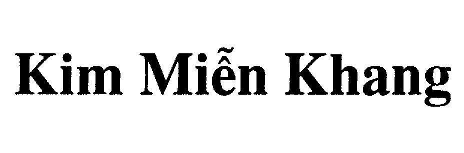 Mẫu nhãn hiệu Kim Miễn Khang