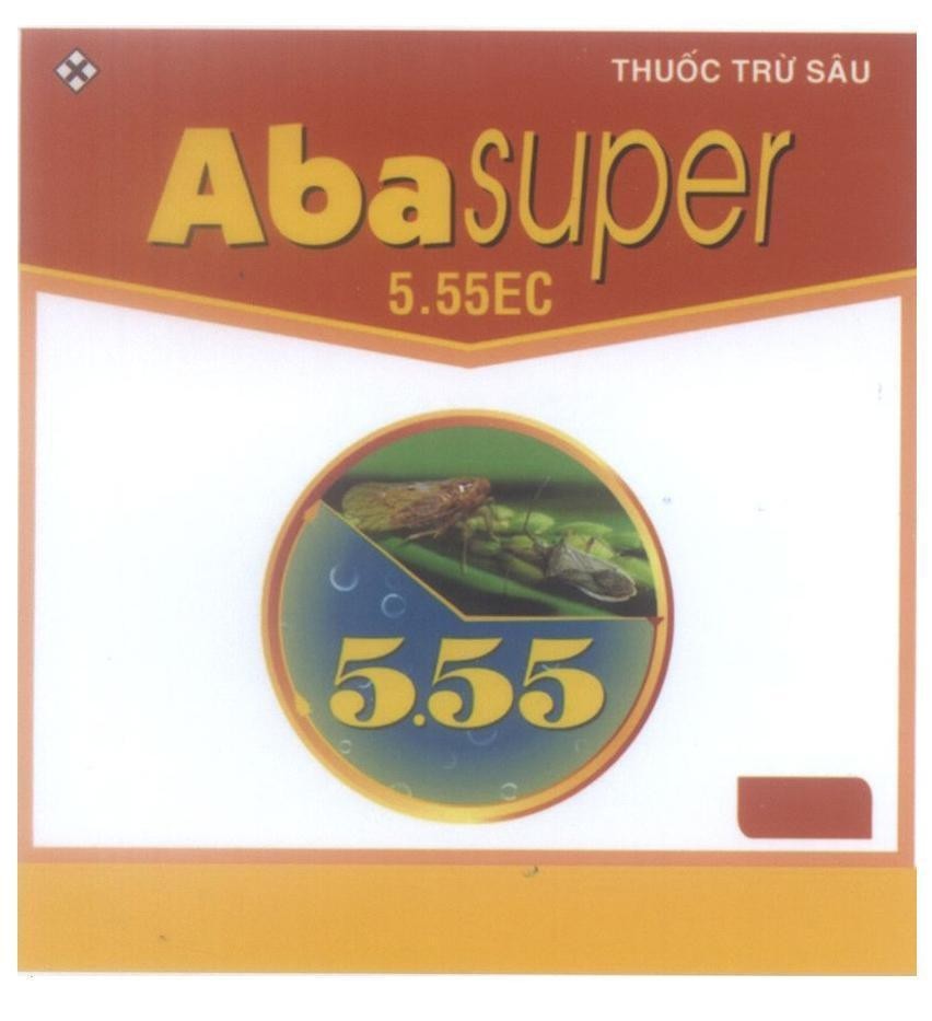 Mẫu nhãn hiệu Abasuper 5.55EC thuốc trừ sâu 5.55