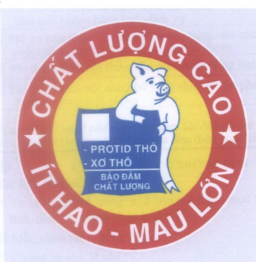 Mẫu nhãn hiệu PROTID THÔ XƠ THÔ bảo đảm chất lượng chất lượng cao ít hao - mau lớn