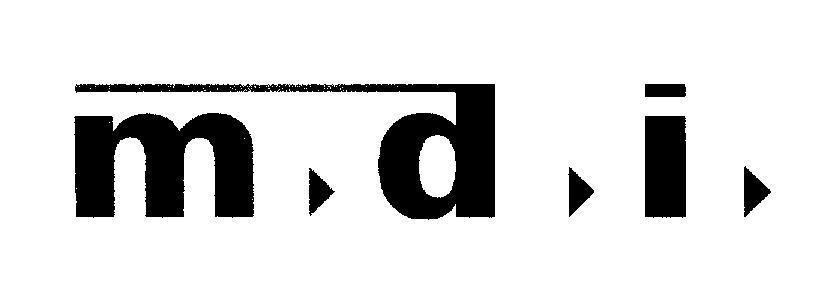 Mẫu nhãn hiệu m d i mdi