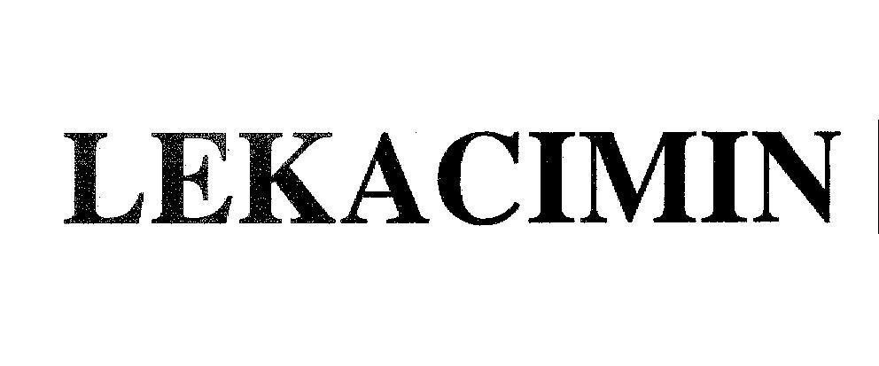 Mẫu nhãn hiệu LEKACIMIN