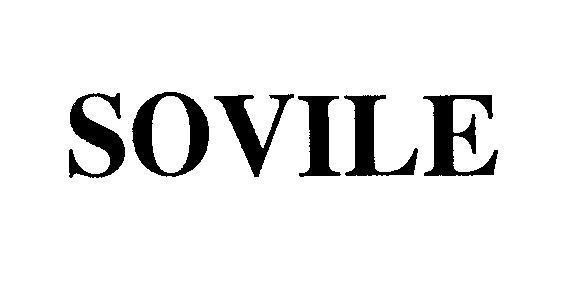 Mẫu nhãn hiệu SOVILE