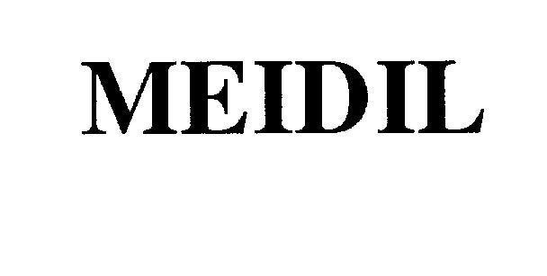 Mẫu nhãn hiệu MEIDIL