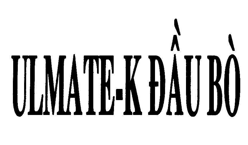 Mẫu nhãn hiệu ULMATE-K đầu bò