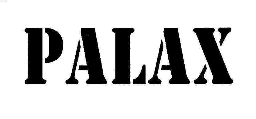 Mẫu nhãn hiệu PALAX