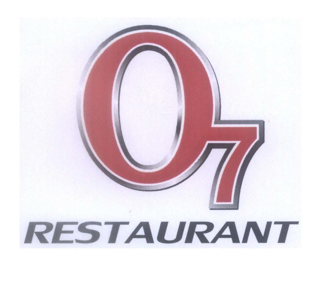 Mẫu nhãn hiệu O7 RESTAURANT