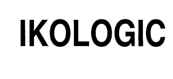 Mẫu nhãn hiệu IKOLOGIC