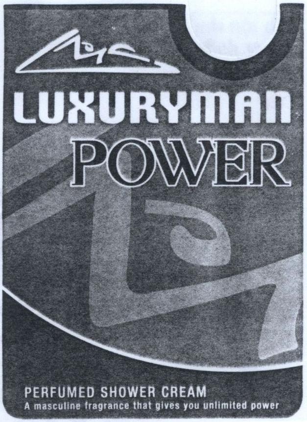 Mẫu nhãn hiệu LUXURYMAN POWER LM PERFUMED SHOWER CREAM
