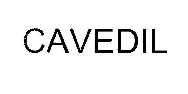 Mẫu nhãn hiệu CAVEDIL