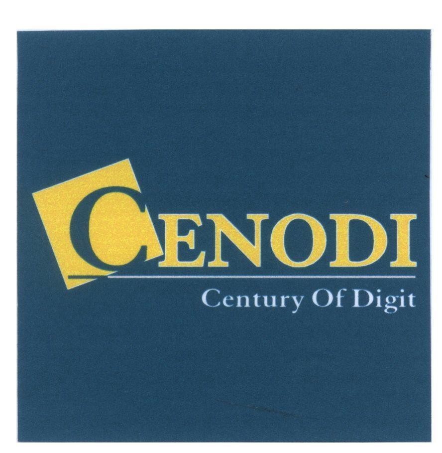 Mẫu nhãn hiệu CENODI Century Of Digit