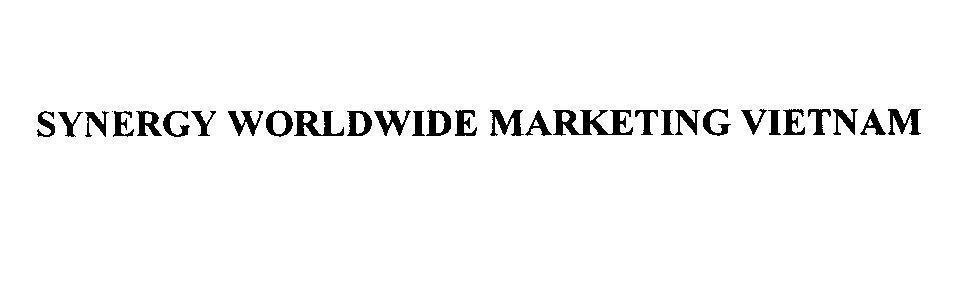 Mẫu nhãn hiệu SYNERGY WORLDWIDE MARKETING VIETNAM