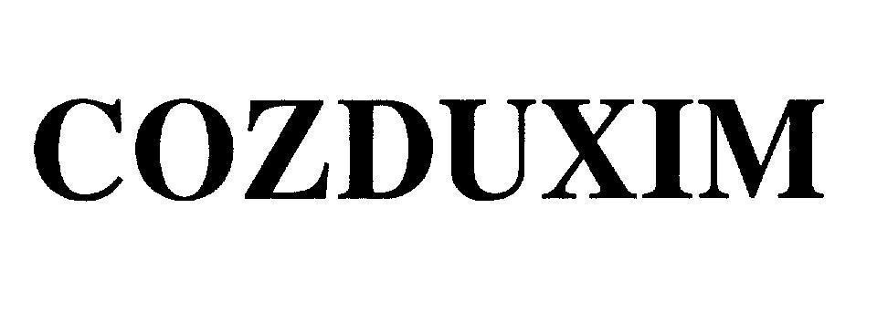 Mẫu nhãn hiệu COZDUXIM