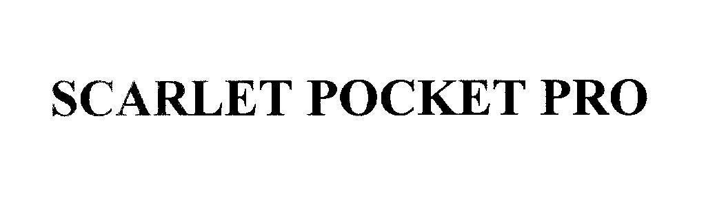 Mẫu nhãn hiệu SCARLET POCKET PRO
