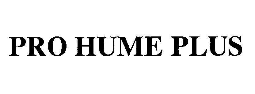 Mẫu nhãn hiệu PRO HUME PLUS