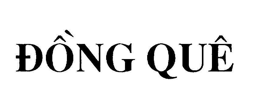 Mẫu nhãn hiệu Đồng Quê