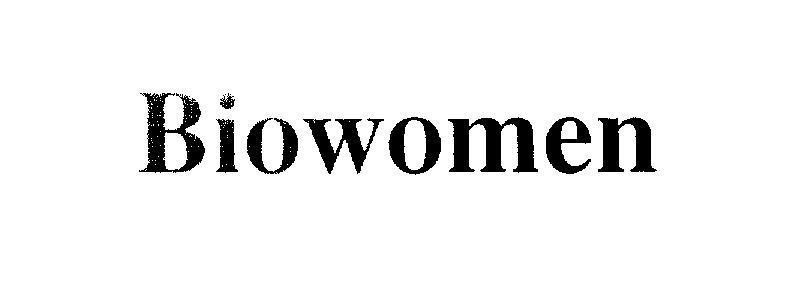 Mẫu nhãn hiệu Biowomen