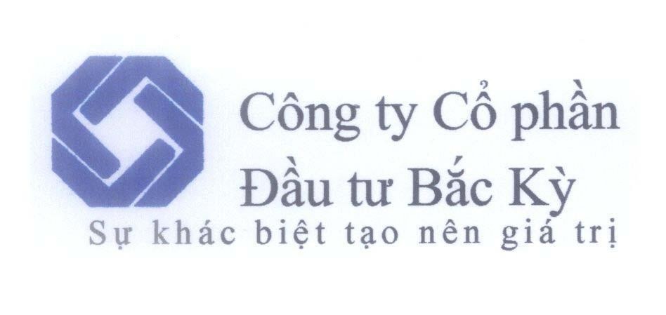 Mẫu nhãn hiệu V Công Ty Cổ Phần Đầu Tư Bắc Kỳ Sự khác biệt tạo nên giá trị