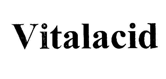 Mẫu nhãn hiệu Vitalacid