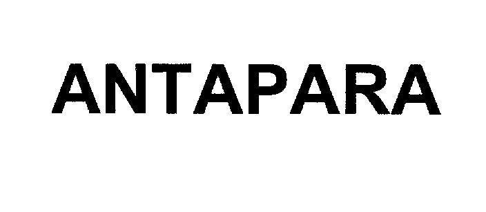 Mẫu nhãn hiệu ANTAPARA