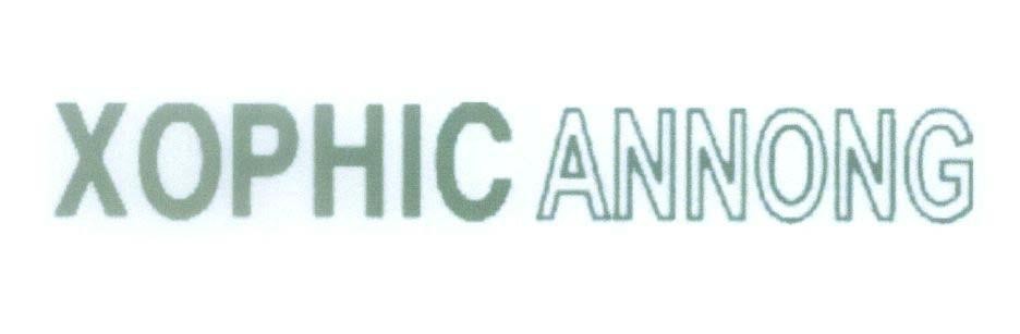 Mẫu nhãn hiệu XOPHIC ANNONG