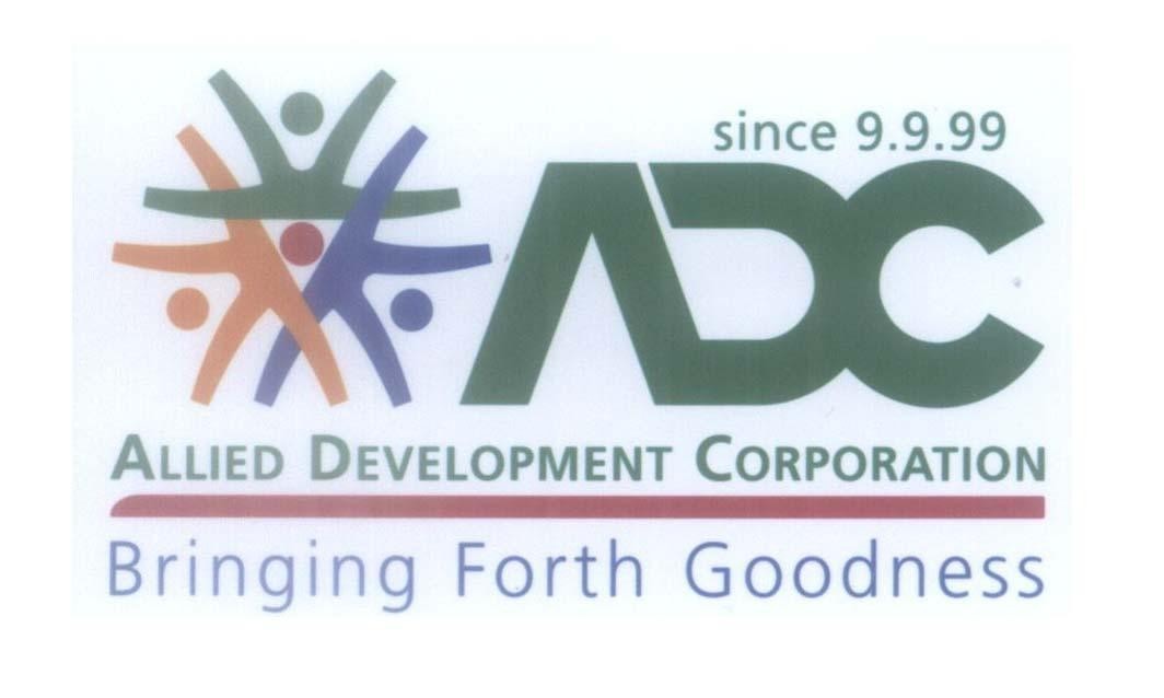 Mẫu nhãn hiệu ADC since 9.9.99 K ALLIED DEVELOPMENT CORPORATION Bringing Forth Goodness