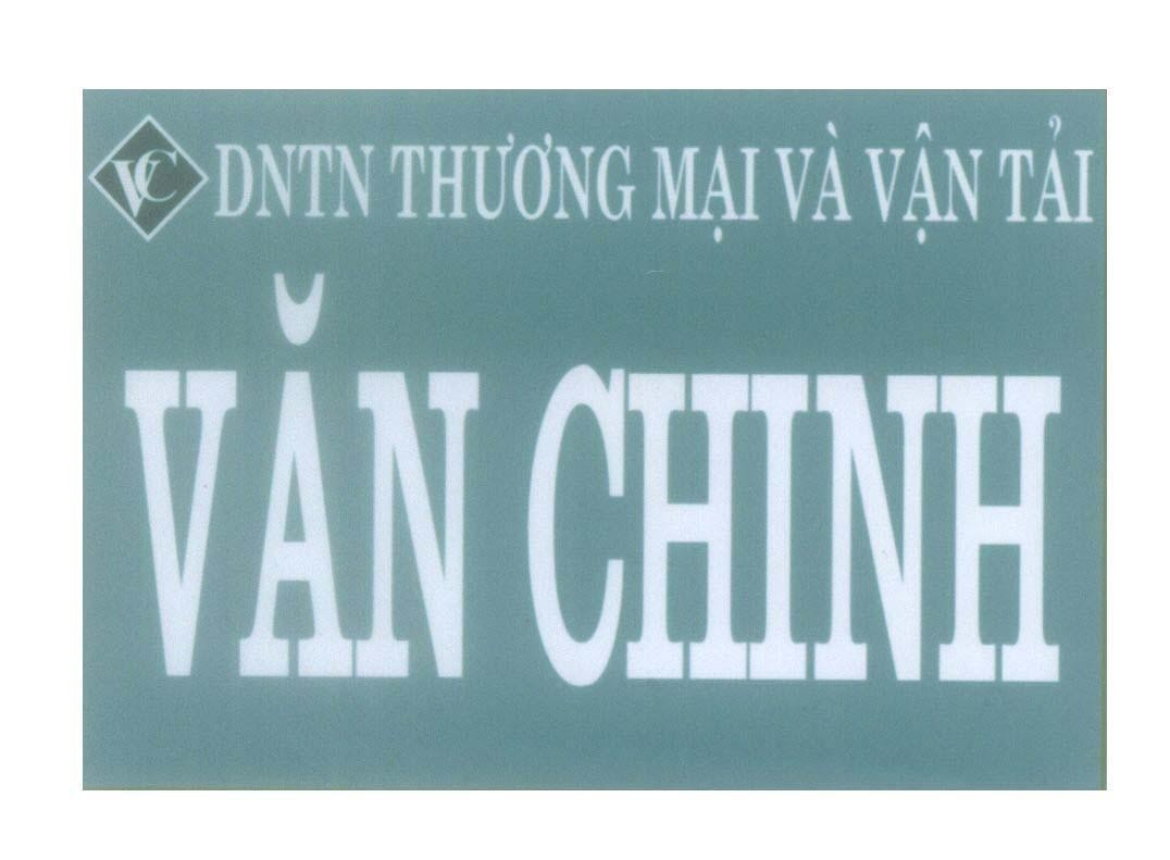 Mẫu nhãn hiệu VC DNTN Thương Mại Và Vận Tải VĂN CHINH