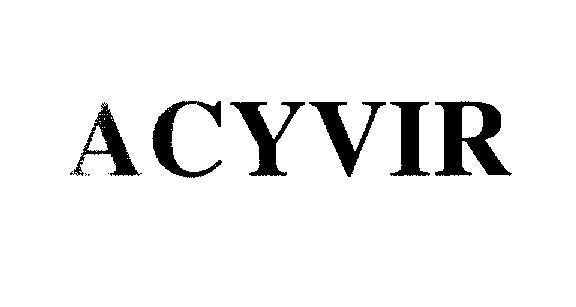 Mẫu nhãn hiệu ACYVIR