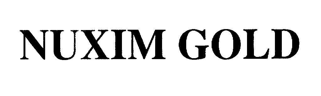Mẫu nhãn hiệu NUXIM GOLD