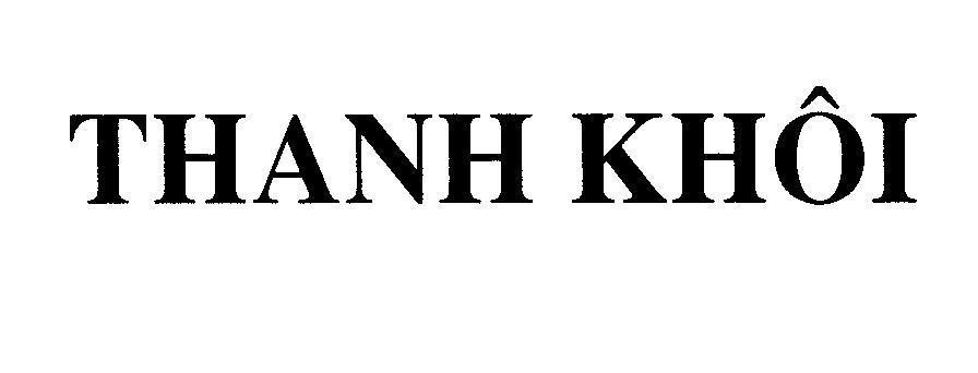Mẫu nhãn hiệu THANH KHÔI