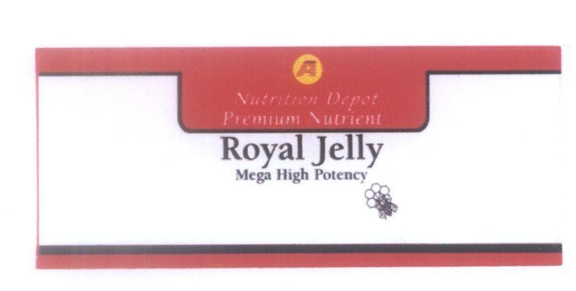 Mẫu nhãn hiệu T A Royal Jelly Mega High Potency Nutrition Depot Premium Nutrient