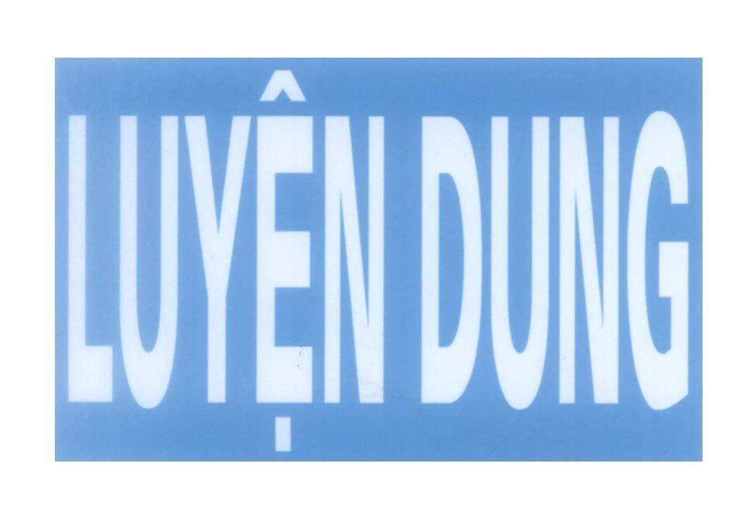 Mẫu nhãn hiệu Luyện Dung