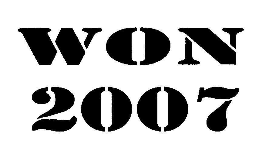 Mẫu nhãn hiệu WON 2007
