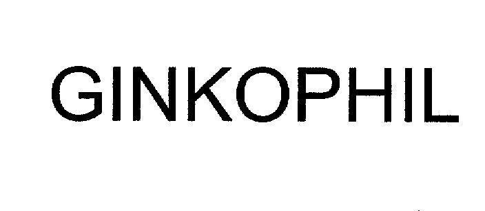 Mẫu nhãn hiệu GINKOPHIL