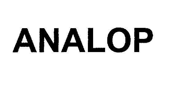 Mẫu nhãn hiệu ANALOP