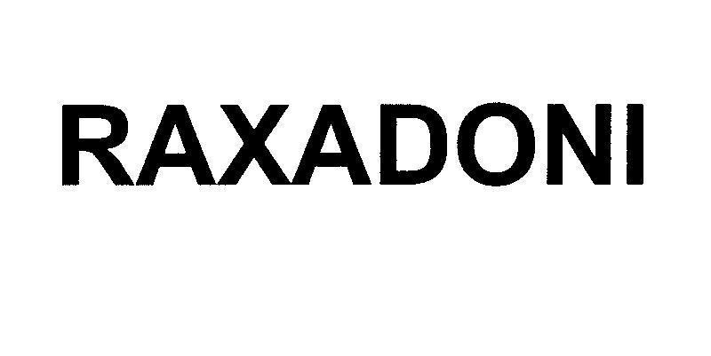 Mẫu nhãn hiệu RAXADONI