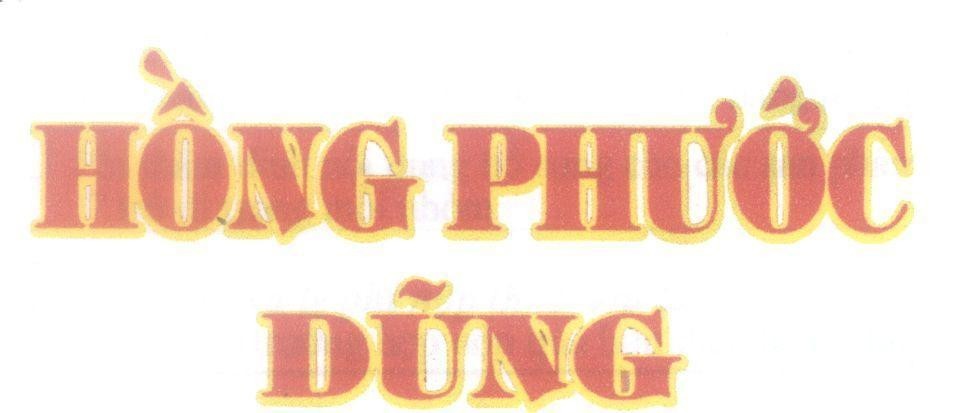 Mẫu nhãn hiệu Hồng Phước Dũng