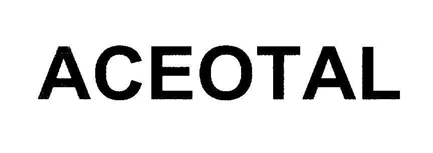 Mẫu nhãn hiệu ACEOTAL
