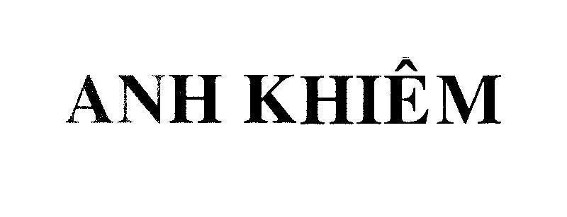 Mẫu nhãn hiệu ANH KHIÊM