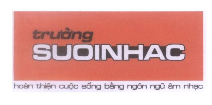 Mẫu nhãn hiệu trường SUOINHAC hoàn thiện cuộc sống bằng ngôn ngữ âm nhạc