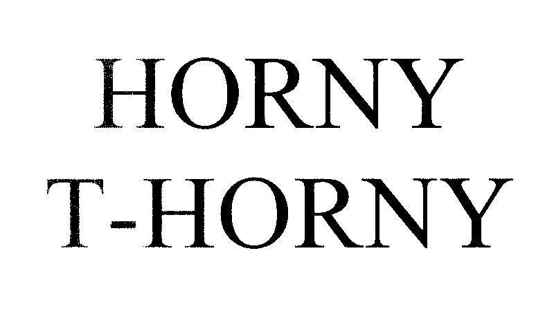 Mẫu nhãn hiệu HORNY T-HORNY