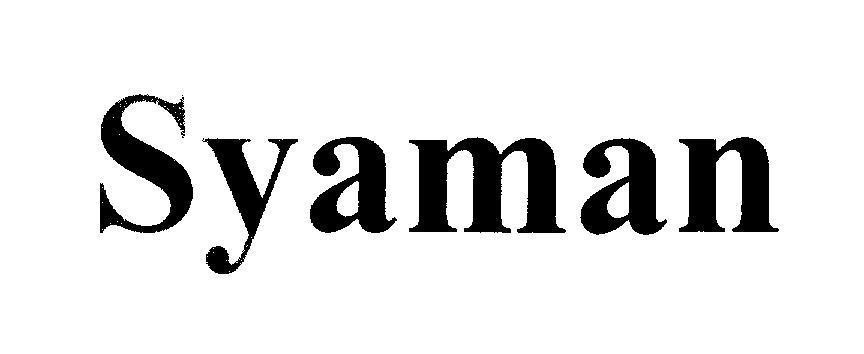 Mẫu nhãn hiệu Syaman
