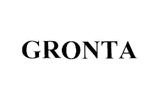 Mẫu nhãn hiệu GRONTA