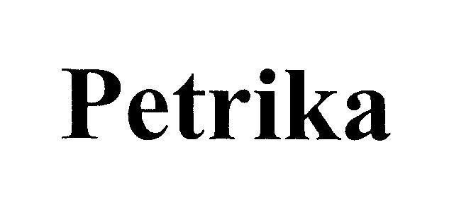 Mẫu nhãn hiệu Petrika