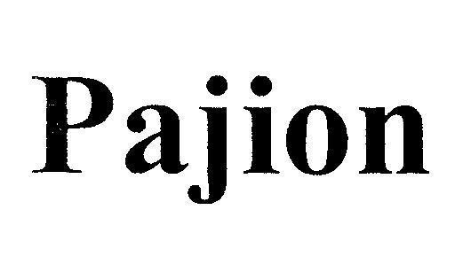 Mẫu nhãn hiệu Pajion