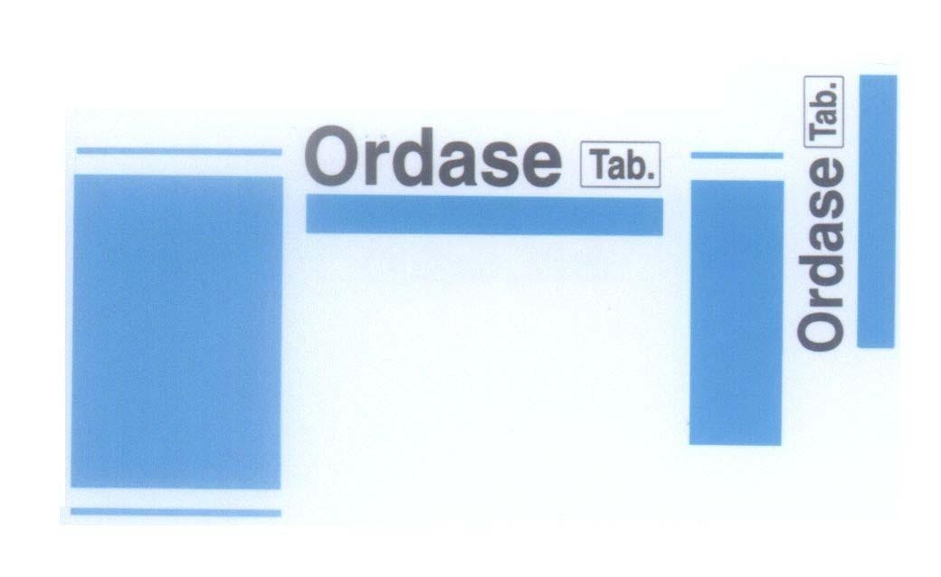 Mẫu nhãn hiệu Ordase Tab.