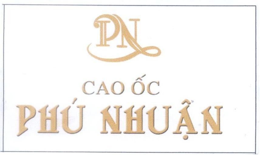 Mẫu nhãn hiệu PN cao ốc Phú Nhuận