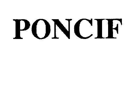 Mẫu nhãn hiệu PONCIF